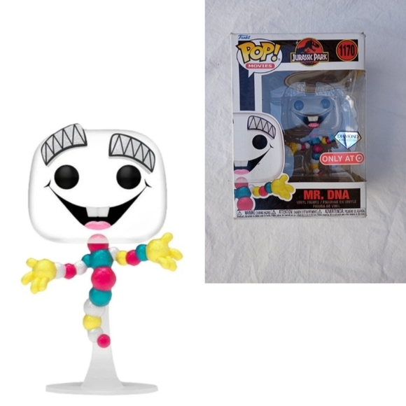 Funko Mr DNA Action Figure Playset Jurassic Park Clear Rainbow Unisex One Size - Picture 1 of 9